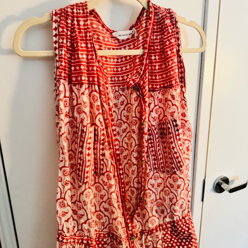 ISABEL MARANT ETOILE "Heko" Jumpsuit SZ 42 Pink Playsuit Overall - Picture 7 of 7